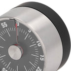 Magnetic Timer Magnet Design Stainless Steel 70db Alert High Accuracy Visual Timer for Kitchen Cooking Management Black