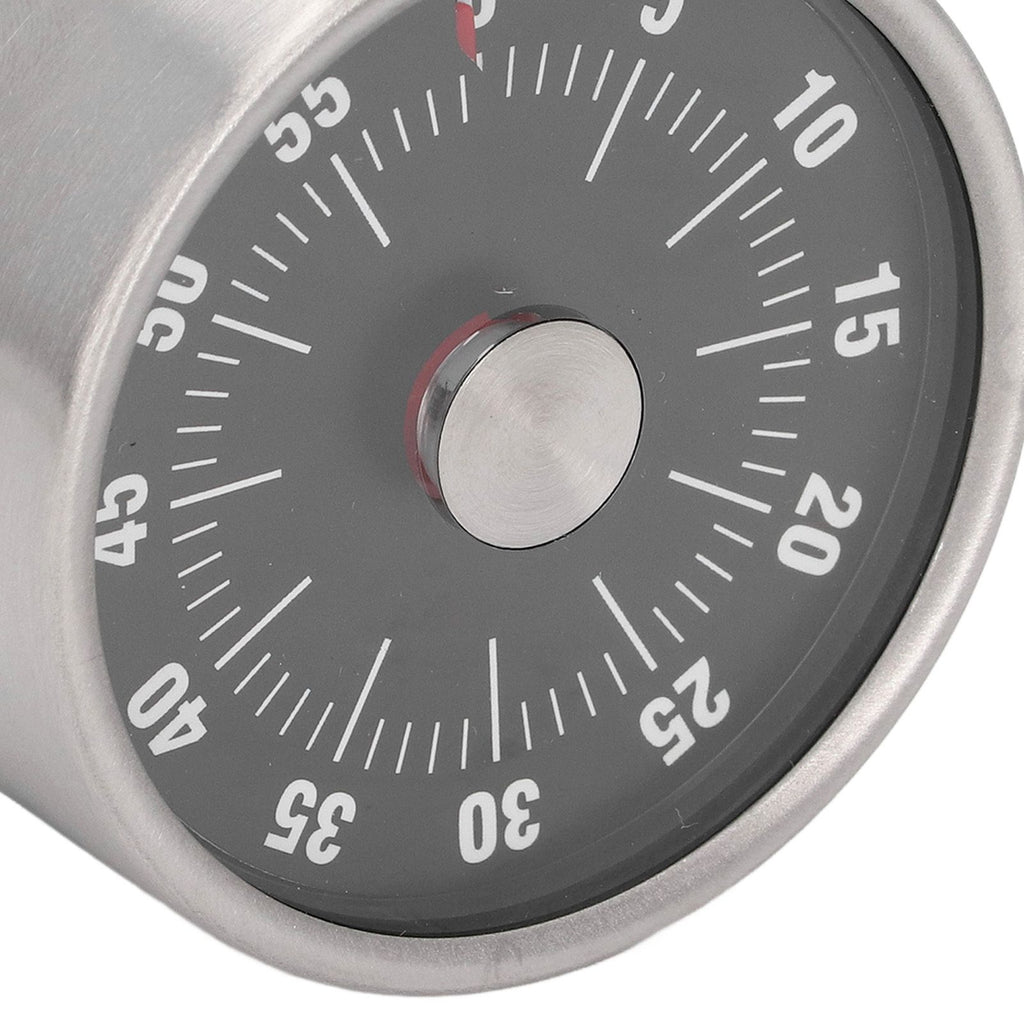 Magnetic Timer Magnet Design Stainless Steel 70db Alert High Accuracy Visual Timer for Kitchen Cooking Management Black