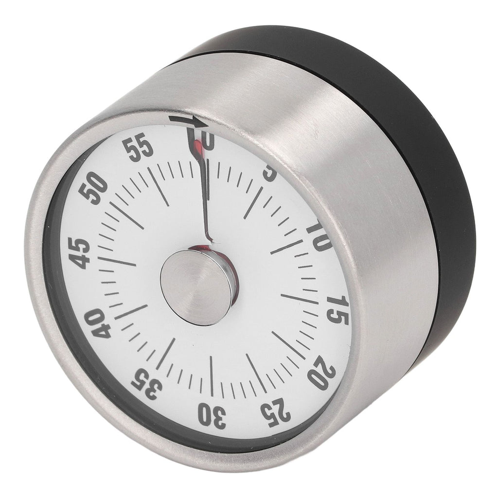 Magnetic Timer Magnet Design Stainless Steel 70db Alert High Accuracy Visual Timer for Kitchen Cooking Management White