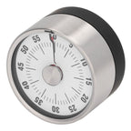 Magnetic Timer Magnet Design Stainless Steel 70db Alert High Accuracy Visual Timer for Kitchen Cooking Management White