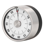 Magnetic Timer Magnet Design Stainless Steel 70db Alert High Accuracy Visual Timer for Kitchen Cooking Management White