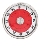 Magnetic Timer Magnet Design Stainless Steel 70db Alert High Accuracy Visual Timer for Kitchen Cooking Management White