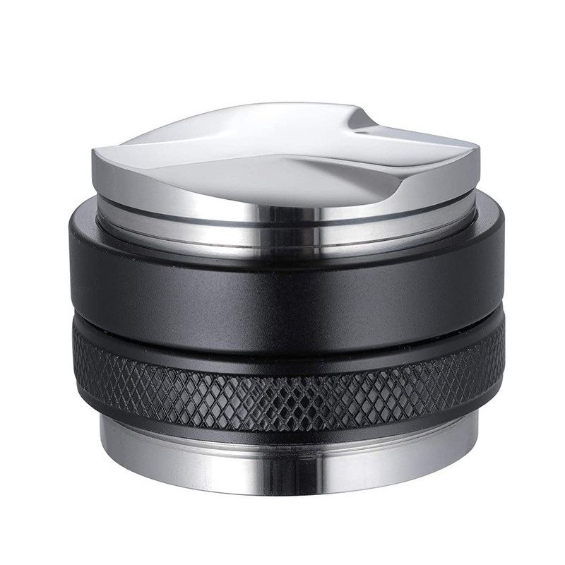 Coffee Leveler Stainless Steel Dual Head Dual Purpose Coffee Distributor for Home Cafe 58mm/2.3in