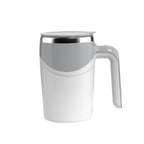 Stirring Cup 380ml 7000RPM Stainless Steel Inner Tank PP Shell Mixing Coffee Mug for Drinking Battery Powered Grey