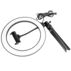LED Ring Light 10 Levels Dimming Desktop Fill Lamp with 3 Color Temperature for Live Broadcast