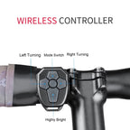 Bicycle Turn Signal Lamp USB Charging Wireless Remote Tail Light Mountain Bike Accessory