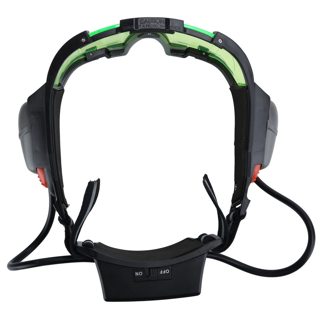 Night Vision Glasses with Light Adjustable Windproof Dustproof LED Glasses for Riding Skiing