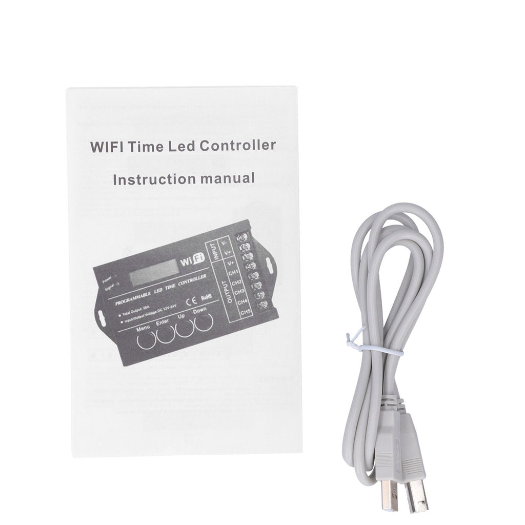 LED Light Controller Multifunctional WiFi Programmable Lamp Timing Switch Controller