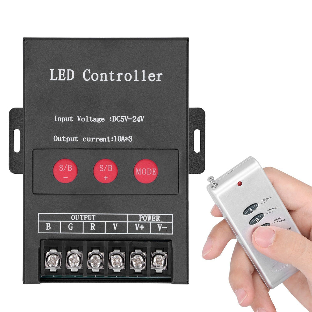 DC5‑24V 360W LED Strip Light Controller Colorful RGB Module Control Brightness Speed Adjustment