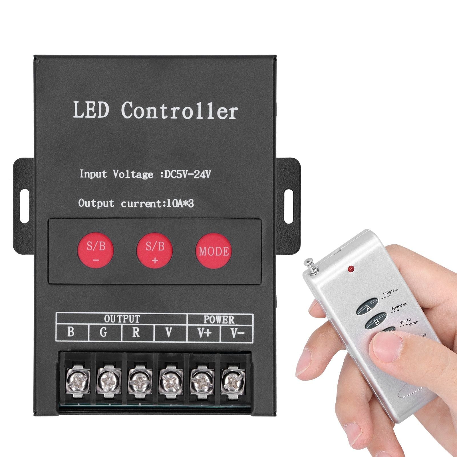 DC5‑24V 360W LED Strip Light Controller Colorful RGB Module Control Brightness Speed Adjustment