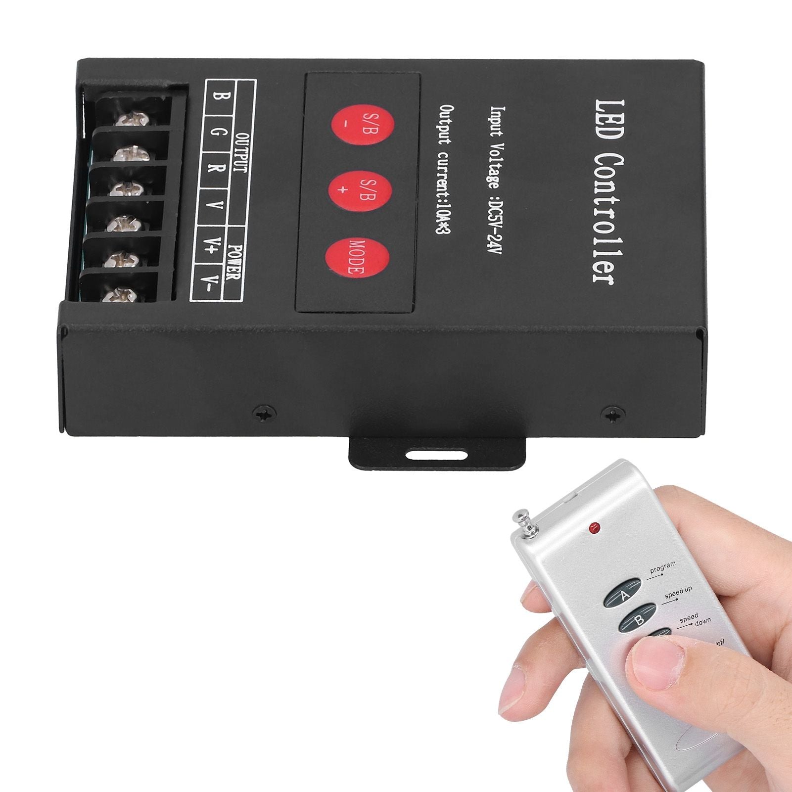 DC5‑24V 360W LED Strip Light Controller Colorful RGB Module Control Brightness Speed Adjustment