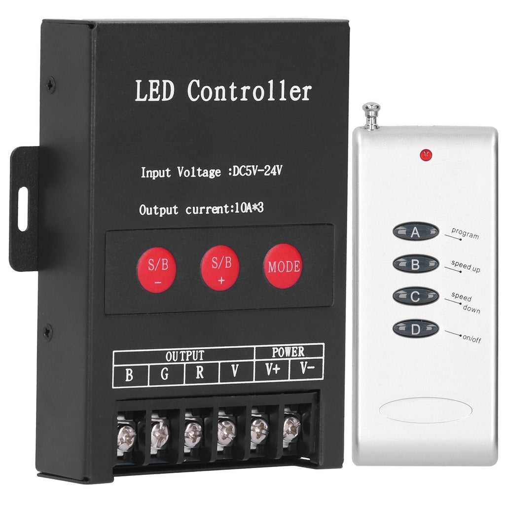 DC5‑24V 360W LED Strip Light Controller Colorful RGB Module Control Brightness Speed Adjustment