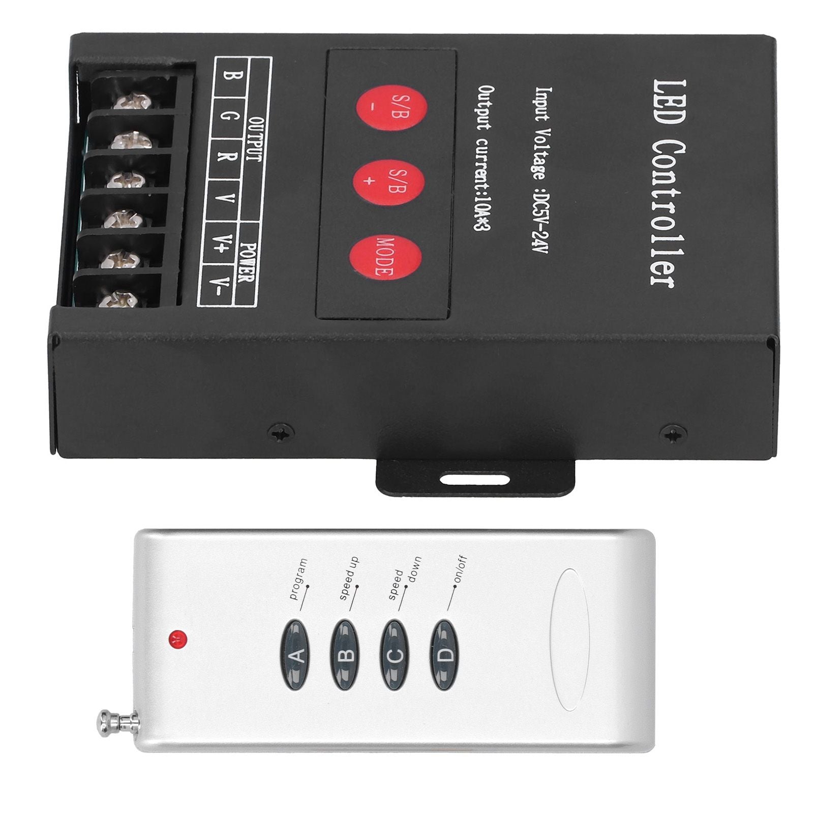 DC5‑24V 360W LED Strip Light Controller Colorful RGB Module Control Brightness Speed Adjustment