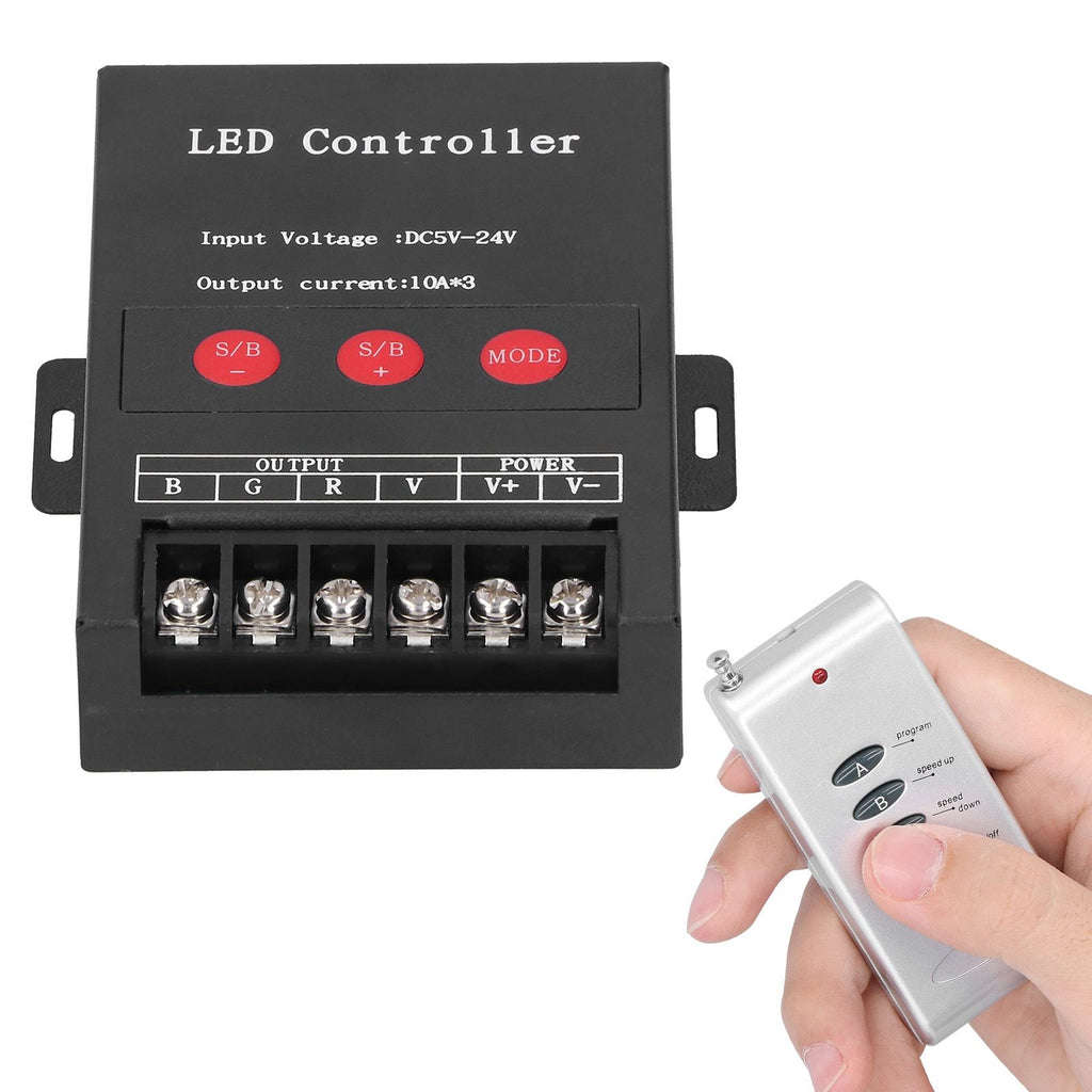 DC5‑24V 360W LED Strip Light Controller Colorful RGB Module Control Brightness Speed Adjustment