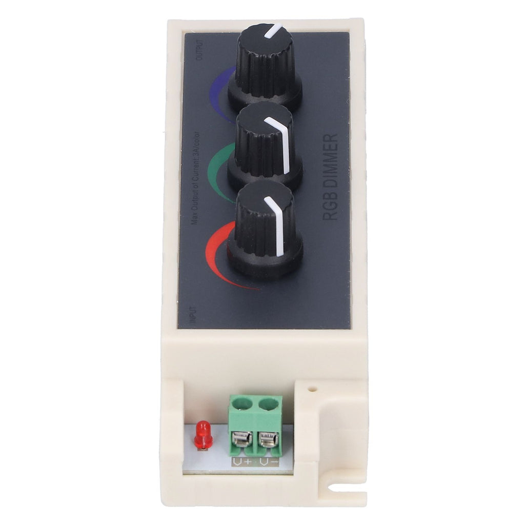 RGB Knob Dimmer Smart LED Light Brightness Adjustment 3‑Channel Controller DC12‑24V