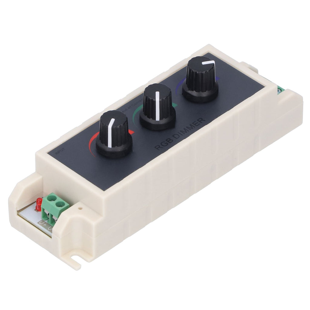 RGB Knob Dimmer Smart LED Light Brightness Adjustment 3‑Channel Controller DC12‑24V