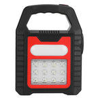 Solar Charging Handheld Flashlight USB Rechargeable Searchlight Reparing Inspection Torch