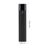 Mini Flashlight Strong Light USB Input Output Phone Charging LED MultiFunction Lamp(Black )