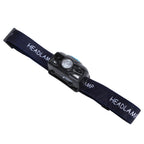 Outdoor USB Rechargeable LED Fishing Headlamp Finger Sensing Waterproof Headlight