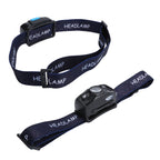 Outdoor USB Rechargeable LED Fishing Headlamp Finger Sensing Waterproof Headlight