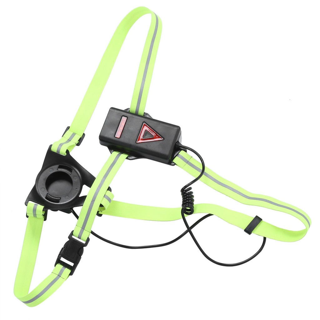 LED Night Running Lights USB Charging Chest Lamp Safety Warning Light for Outdoor Camping Hiking