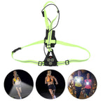 LED Night Running Lights USB Charging Chest Lamp Safety Warning Light for Outdoor Camping Hiking