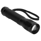 Bright P8 LED Flashlight Rotating Zoomable Torch Lamp IPX5 Waterproof for Outdoor Camping Hiking Emergency