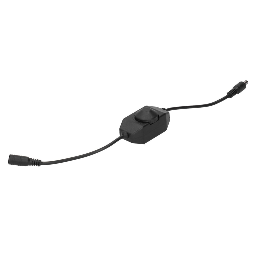 4Pcs 12V LED Brightness Dimmer Lamp Stepless Dimming Knob Controller Accessory Black