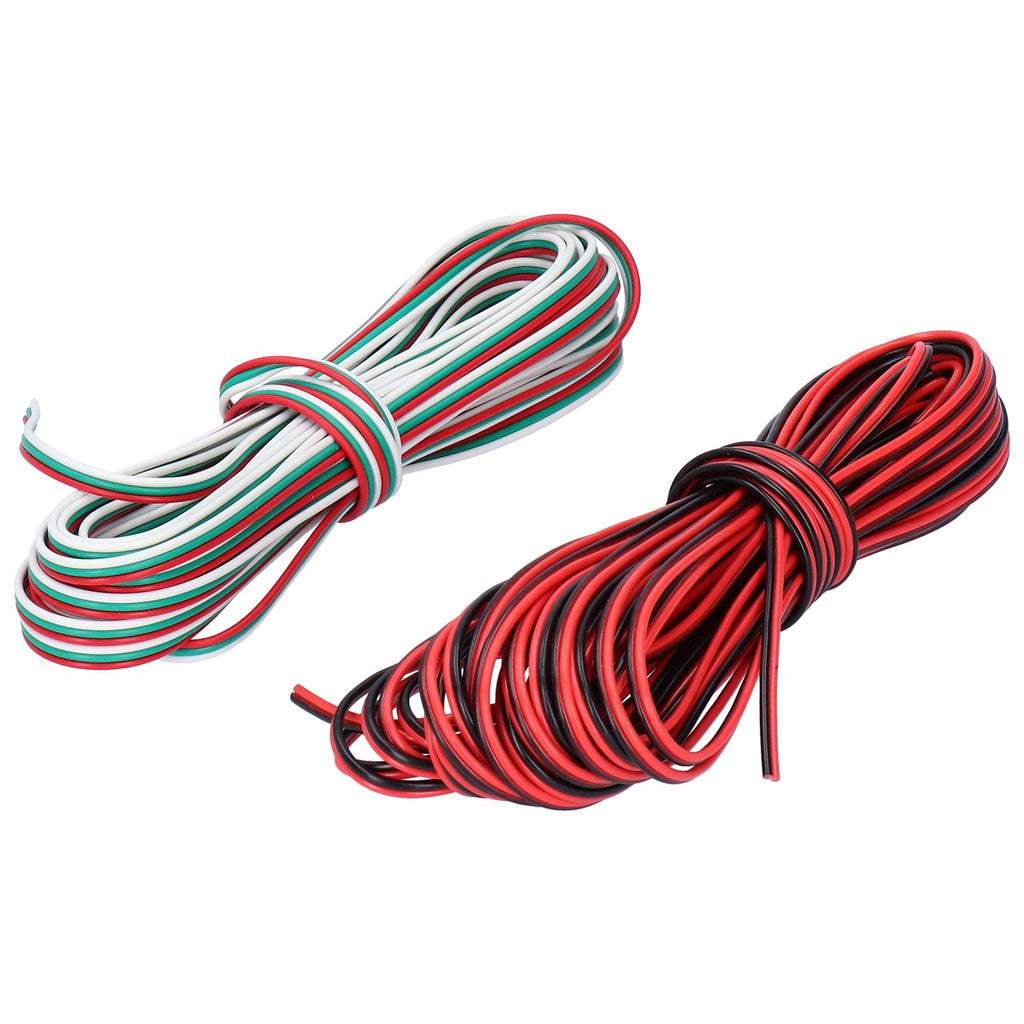 RGB Extension Connector Wire LED Strip Cable Connecting Cord 2Pin 3Pin Interface Lighting Parts
