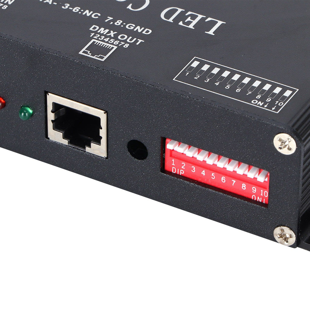 12 Channel DMX Constant Decoder RGB LED Light Strip Controller DMX512 Decoder DC5-24V