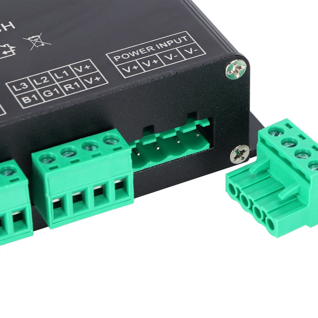 12 Channel DMX Constant Decoder RGB LED Light Strip Controller DMX512 Decoder DC5-24V