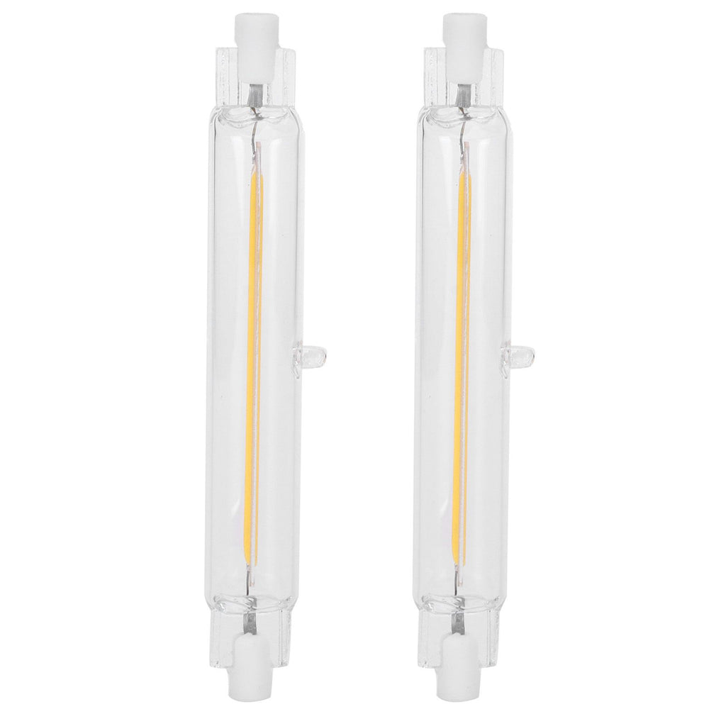 2Pcs R7S Light Bulb COB 15W Double Ended Light Source 118mm Flood Light Accessory 220VWarm White 3000K