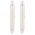 2Pcs R7S Light Bulb COB 15W Double Ended Light Source 118mm Flood Light Accessory 220VWarm White 3000K