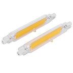 2Pcs R7S Light Bulb COB 15W Double Ended Light Source 118mm Flood Light Accessory 220VWarm White 3000K