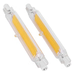 2Pcs R7S Light Bulb COB 15W Double Ended Light Source 118mm Flood Light Accessory 220VWarm White 3000K