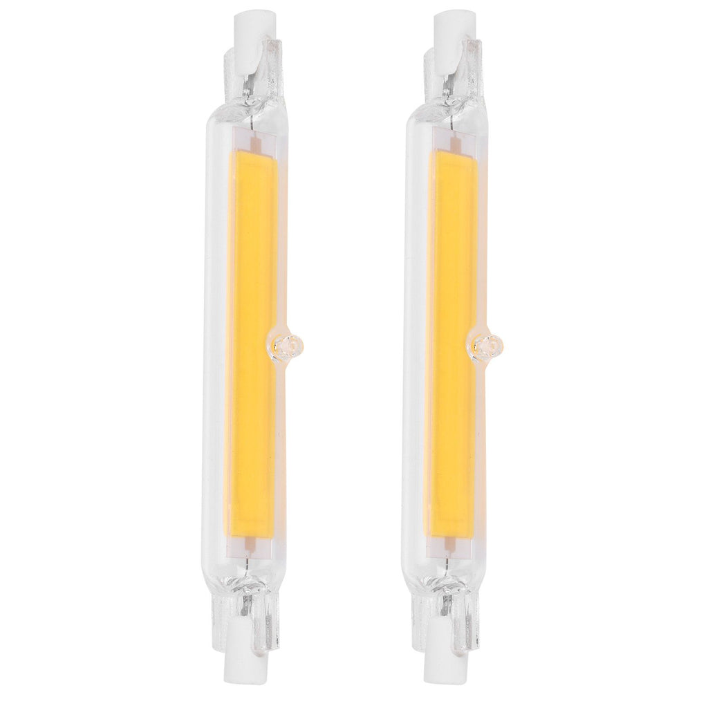 2Pcs R7S Light Bulb COB 15W Double Ended Light Source 118mm Flood Light Accessory 220VWarm White 3000K