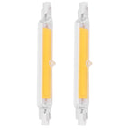 2Pcs R7S Light Bulb COB 15W Double Ended Light Source 118mm Flood Light Accessory 220VWarm White 3000K