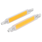 2Pcs R7S Light Bulb COB 15W Double Ended Light Source 118mm Flood Light Accessory 220VWarm White 3000K
