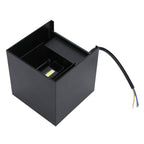12W LED Wall Light Outdoor IP65 Waterproof Square Wall Lamp Garden Decorative Lighting Lamp