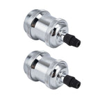 2PCS Vintage Lamp Socket Retro Aluminum Lamp Holder DIY Accessories for E26/27 Vintage BulbsSilver