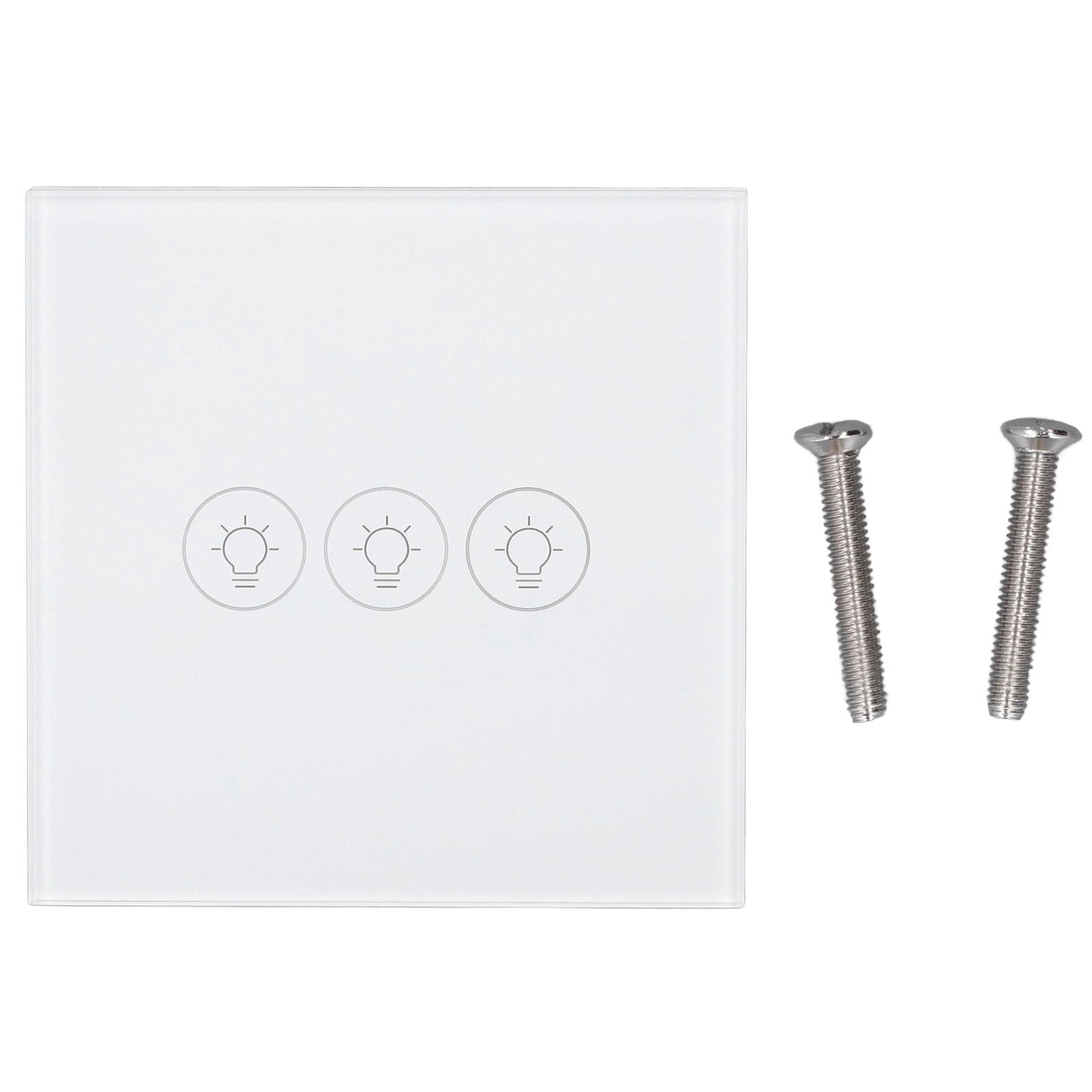 WiFi Touch Light Switch Voice Control Dimmable Smart Wall Touch Switch with Timer for Tuya 90‑250V