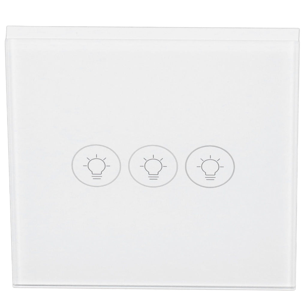 WiFi Touch Light Switch Voice Control Dimmable Smart Wall Touch Switch with Timer for Tuya 90‑250V