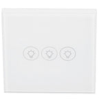 WiFi Touch Light Switch Voice Control Dimmable Smart Wall Touch Switch with Timer for Tuya 90‑250V