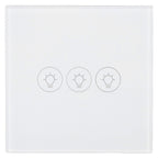 WiFi Touch Light Switch Voice Control Dimmable Smart Wall Touch Switch with Timer for Tuya 90‑250V