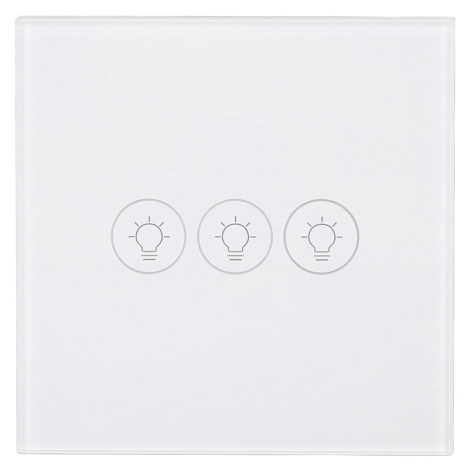 WiFi Touch Light Switch Voice Control Dimmable Smart Wall Touch Switch with Timer for Tuya 90‑250V