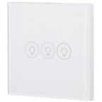 WiFi Touch Light Switch Voice Control Dimmable Smart Wall Touch Switch with Timer for Tuya 90‑250V