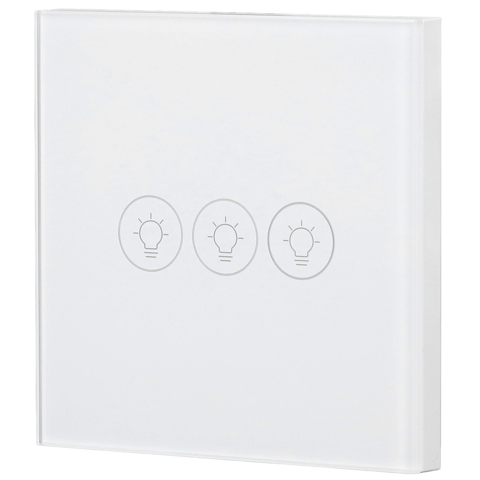WiFi Touch Light Switch Voice Control Dimmable Smart Wall Touch Switch with Timer for Tuya 90‑250V