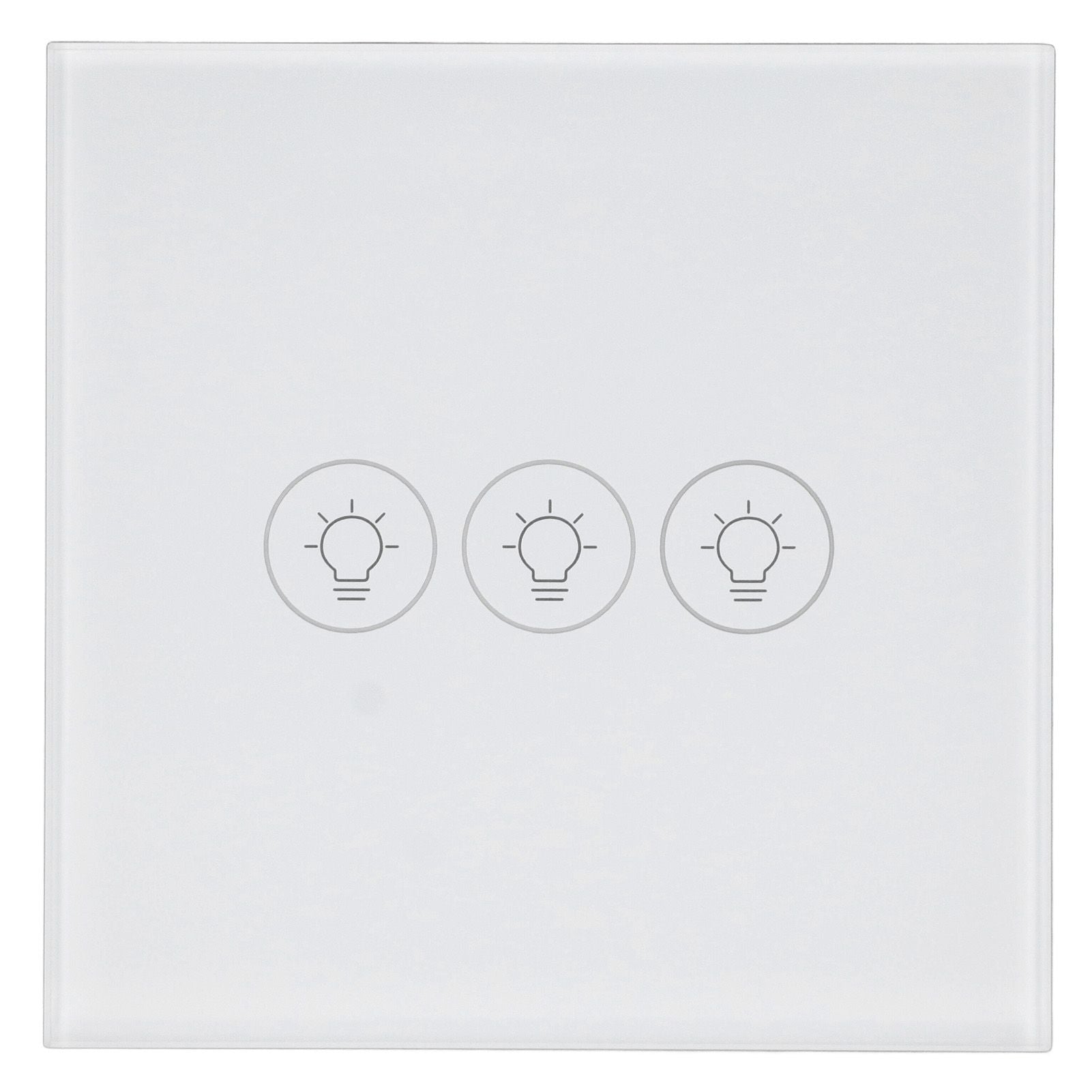 WiFi Touch Light Switch Voice Control Dimmable Smart Wall Touch Switch with Timer for Tuya 90‑250V
