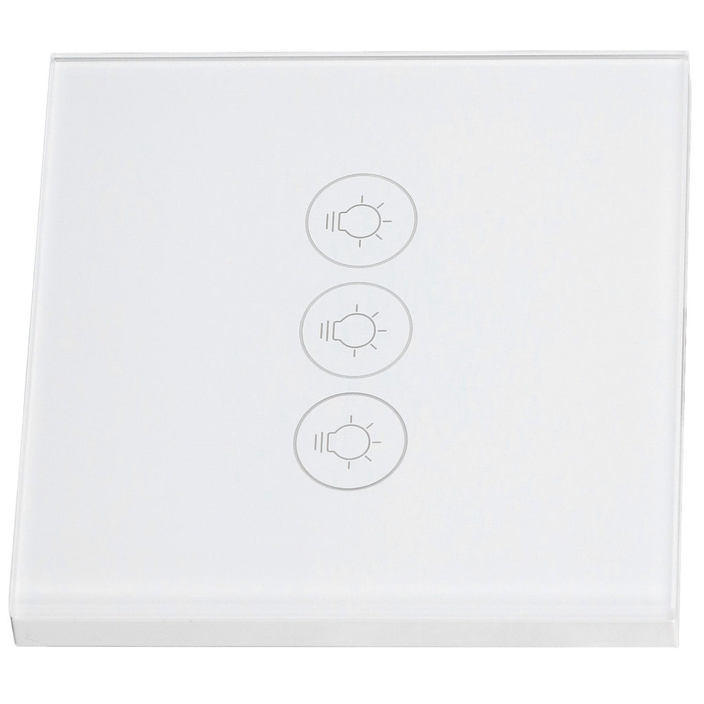 WiFi Touch Light Switch Voice Control Dimmable Smart Wall Touch Switch with Timer for Tuya 90‑250V