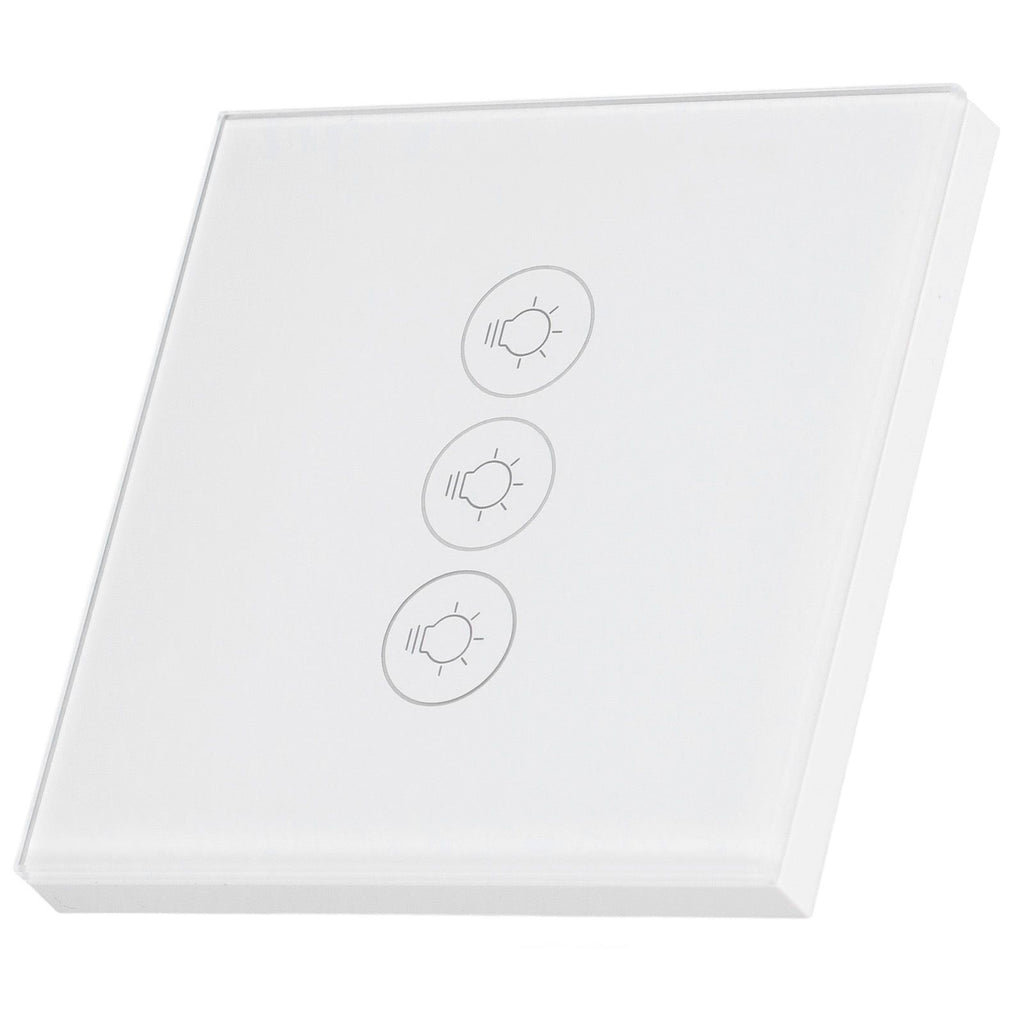 WiFi Touch Light Switch Voice Control Dimmable Smart Wall Touch Switch with Timer for Tuya 90‑250V
